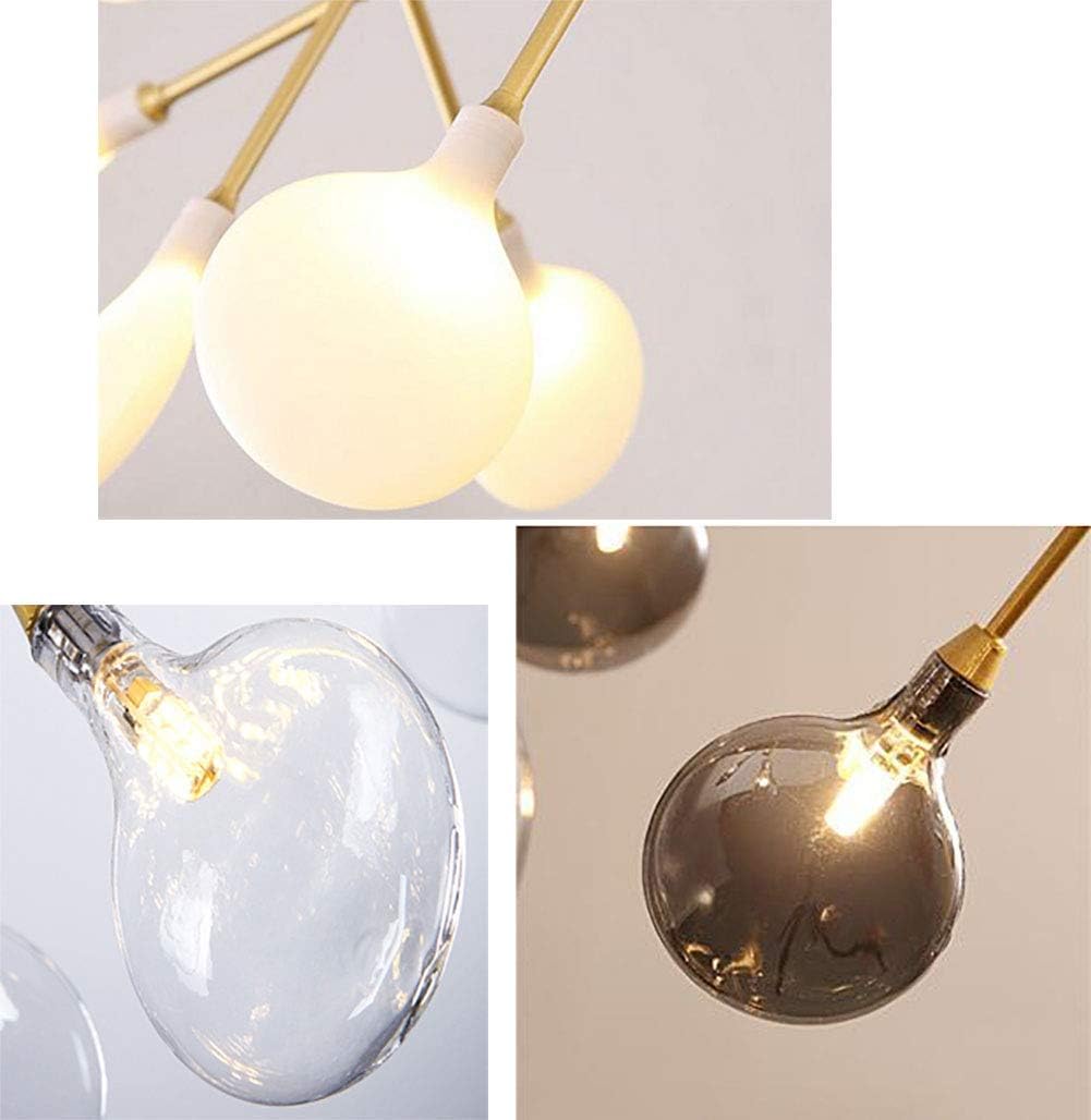 Firefly Chandelier Nordic Modern Firework Ceiling Light Sputnik Branch Pendant Light Living Room Kitchen Island Lighting Bulb Included Lighting Fixtures Lamp,Golden,27-Lights
