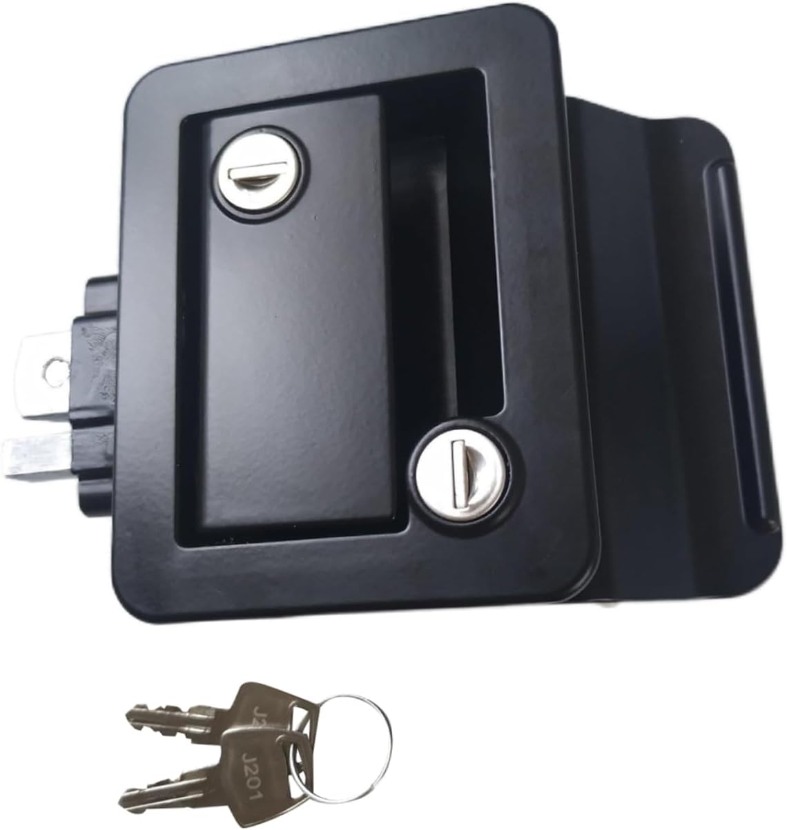 1 Set Rv Door Lock Latch Durable Trailer Door Lock with Corrosion Resistance for Travel Trailers and Campers Ensures Security and Peace of Mind