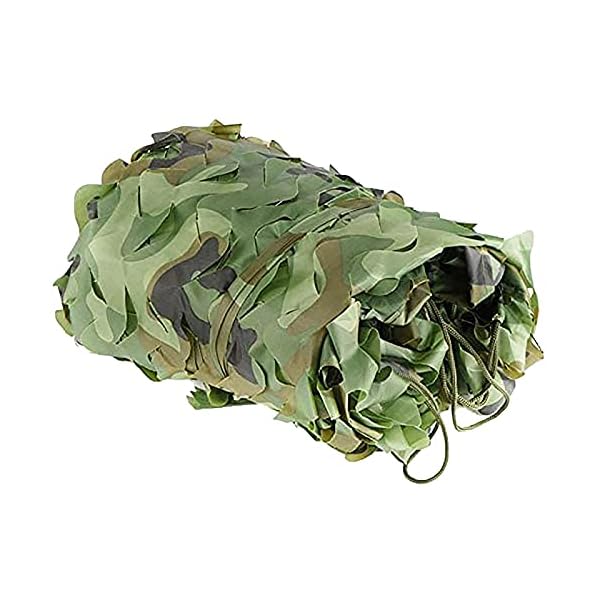 SunLin Tarnnetz Sonnenschutz 4×5 M, Woodland Sonnenschutz Tarnung Netz, Camouflage Deko Camo Netz Blind, Anti-uv, Leicht…