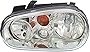 Evan Fischer Headlight Assembly Compatible with 2002-2005 Volkswagen Golf Halogen Driver Side