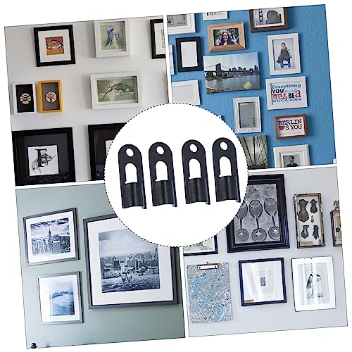 Image of Gadpiparty 24pcs Iron Picture Frame Hooks Hanging Hardware for Display Smooth and Compact Design for Art Photos and Decorations