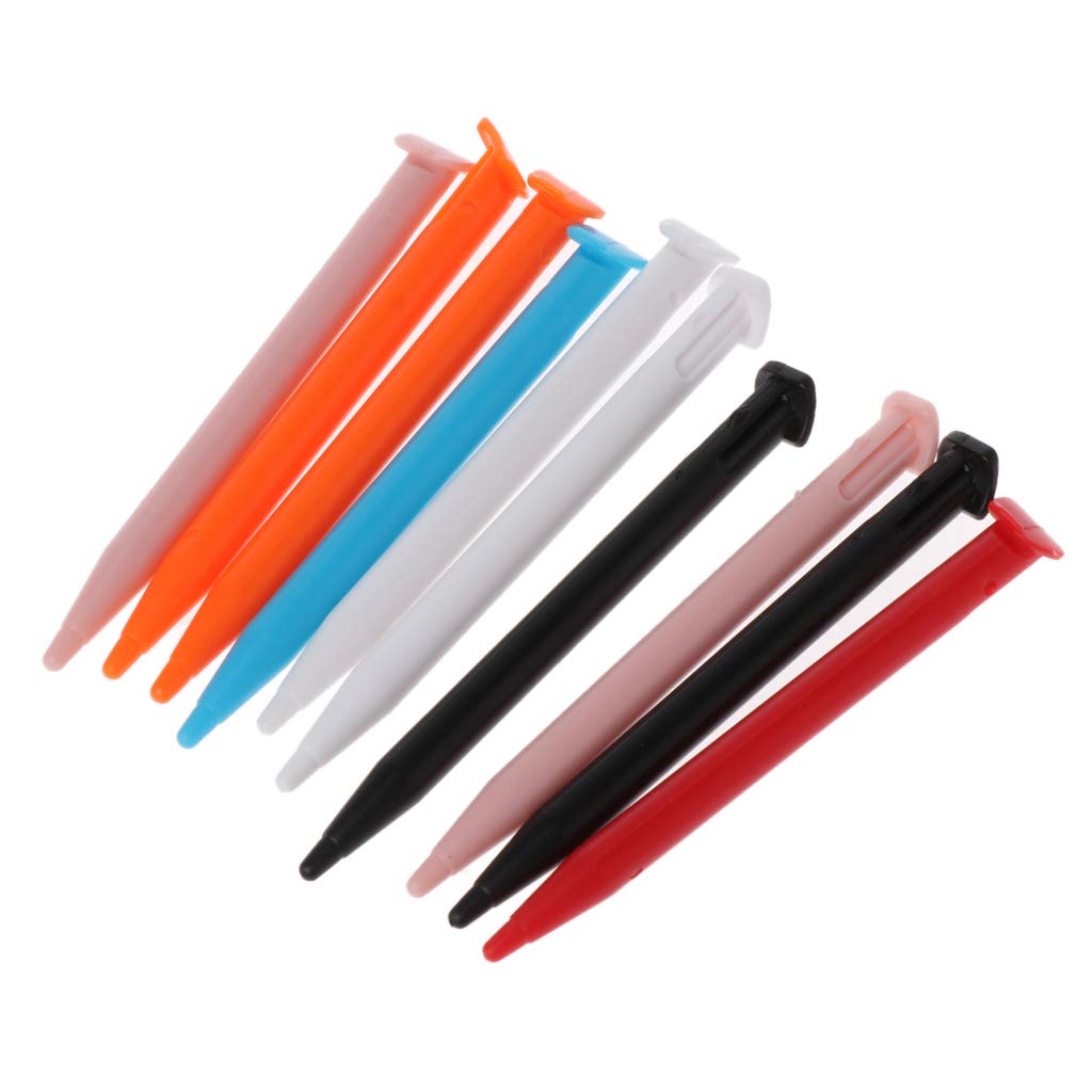 10 bolígrafos para pantalla táctil para consola 2DS XL/LL, accesorios de lápiz de seguridad, repuesto de pantalla táctil, rechazo digital, detección de inclinación, dibujo de punta fina