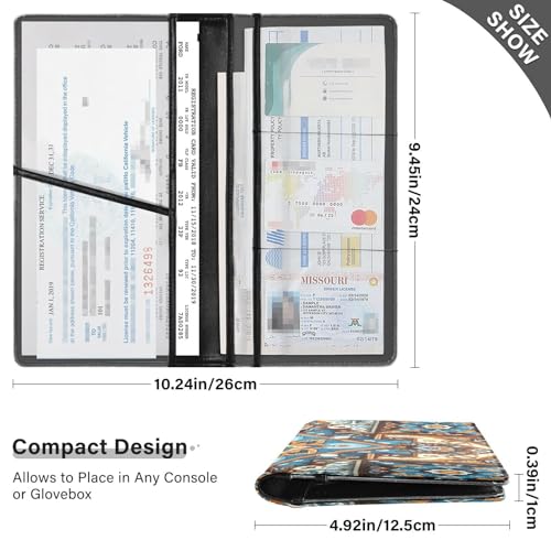 Organizador para Documentos de Auto Pvc miniatura 3