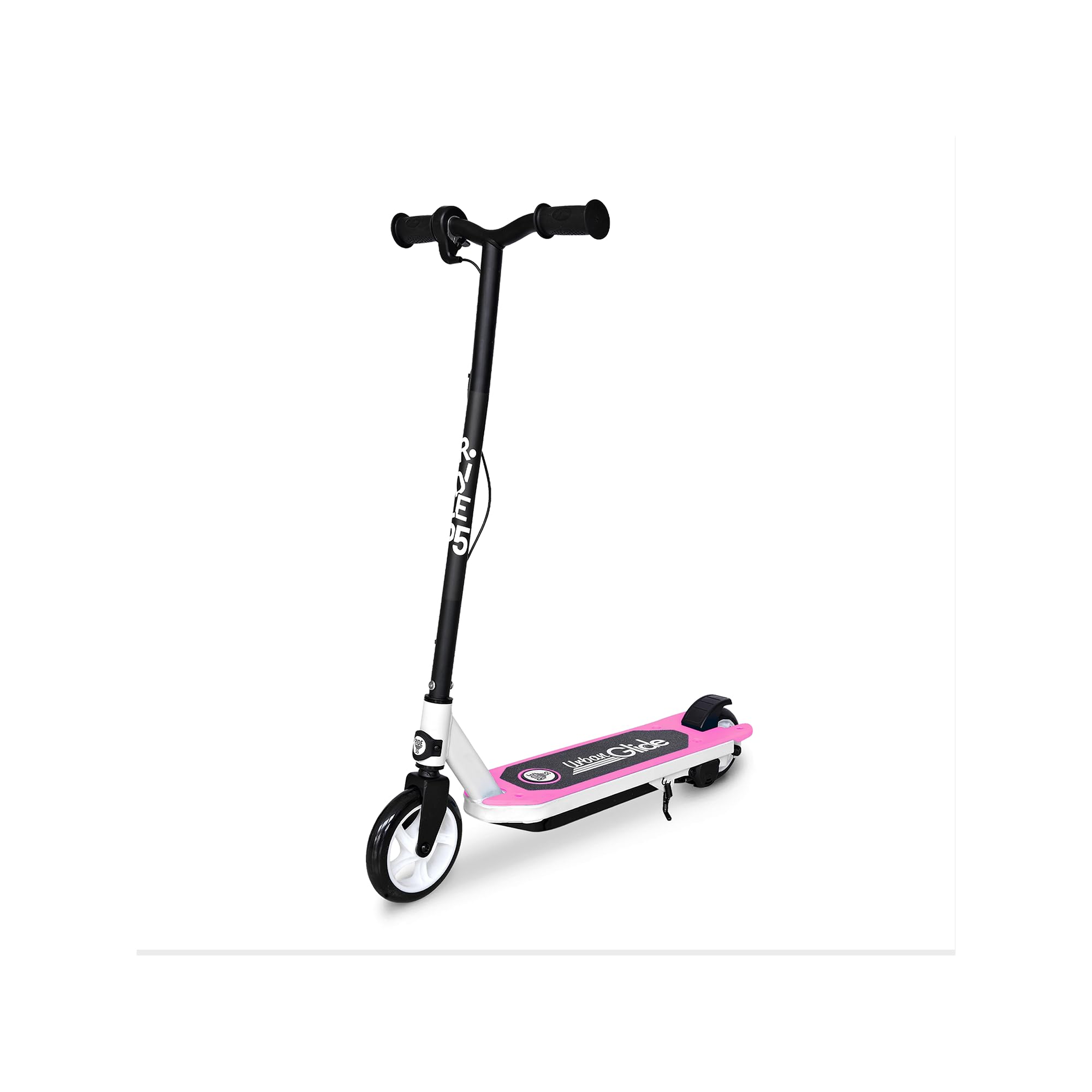 UrbanGlide Trottinette Électrique Enfant Ride 55 Rose – Moteur 30W - 10 km/h - Autonomie Jusqu'a 40 Min - 3-8 Ans
