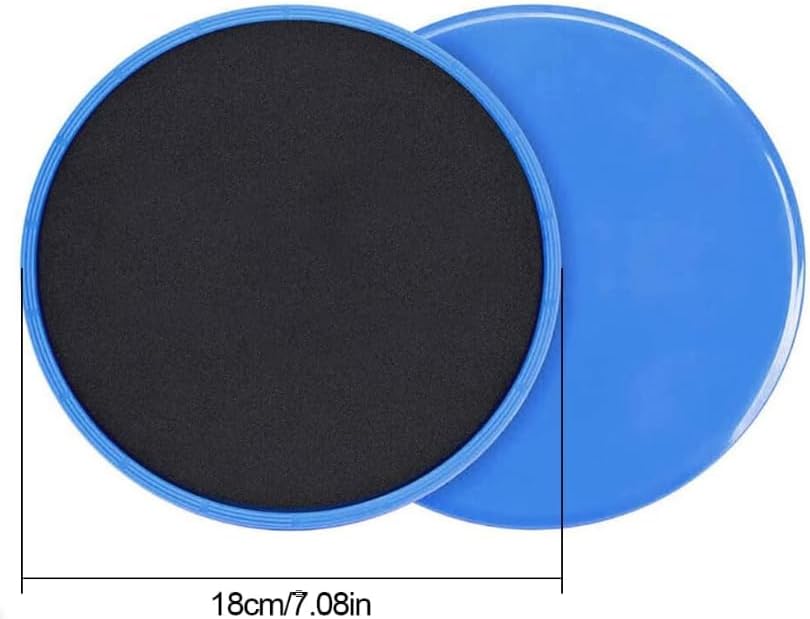 Miniatura 5 de Core Strength Power Bundle - Kit de fitness para abdominales en el hogar rodillo de doble rueda, pelota de ejercicio antideslizante y planeadores