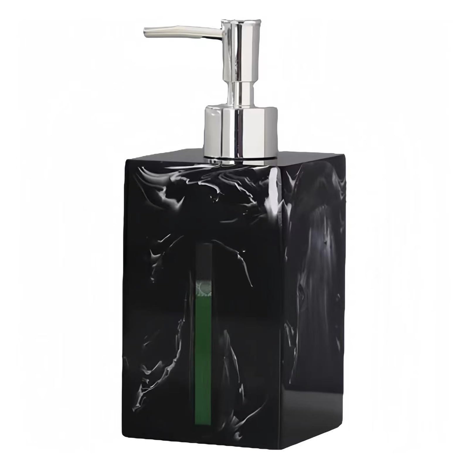 WDSOPK Bathroom accessories Soap Dispensers Hand Dispenser Unit Countertop Soap Dispenser 500ml Soap Dispenser Bathroom Shower Shampoo Bottles Home & Kitchen (Black)
