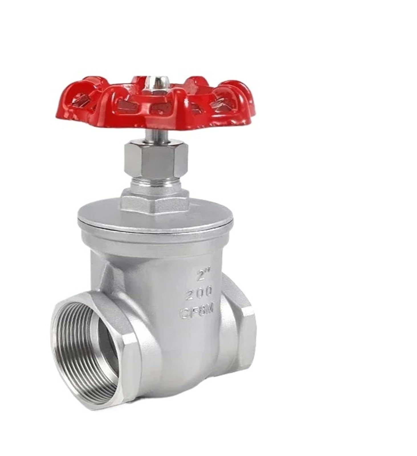 Válvula de compuerta acero inoxidable 304 con rosca for agua y aceite Para Agua(304 DN40)