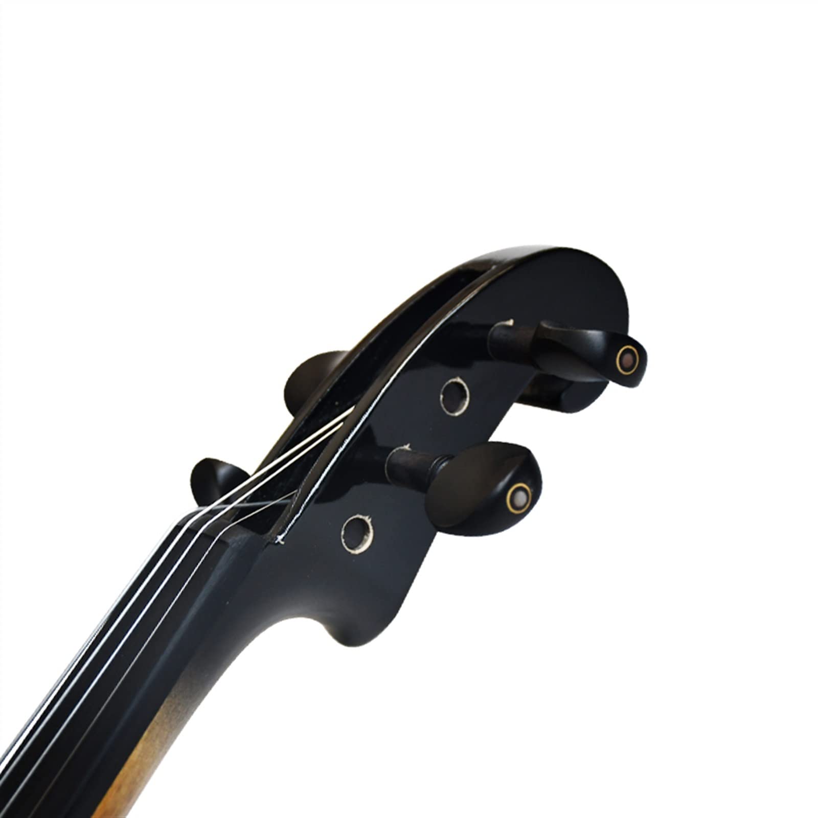 Violini per Studenti Violino Elettrico Nero Full Size 4/4 In Acero Massiccio Con Set Di Strumenti A Corde Per Studenti Principianti Con Accordatore Professionale Violino