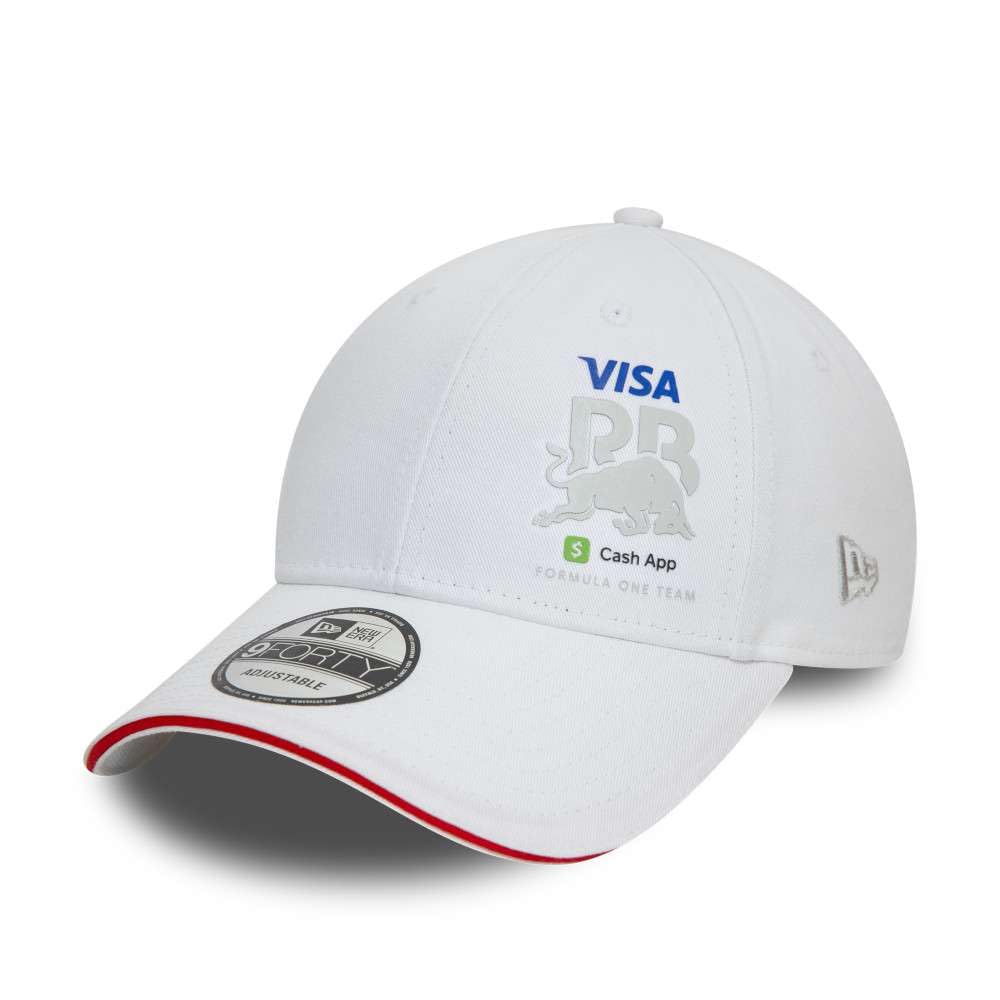 New Era 9Forty Strapback Cap - Visa Cash APP Racing Bulls - One Size White