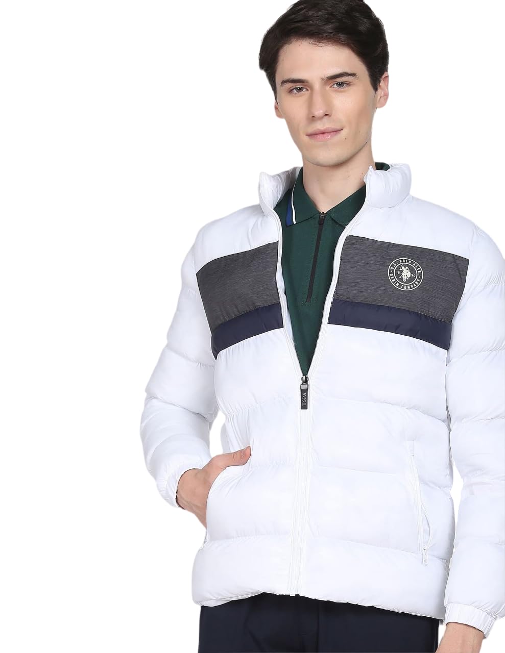 Men's Nylon Standard Length Puffer Jacket