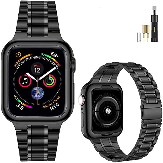 Amazon.co.jp: MioHHR ステンレススチールバンド Apple Watchバンド 