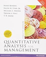 Quantitative Analysis For Management 12 Ed 9332568855 Book Cover