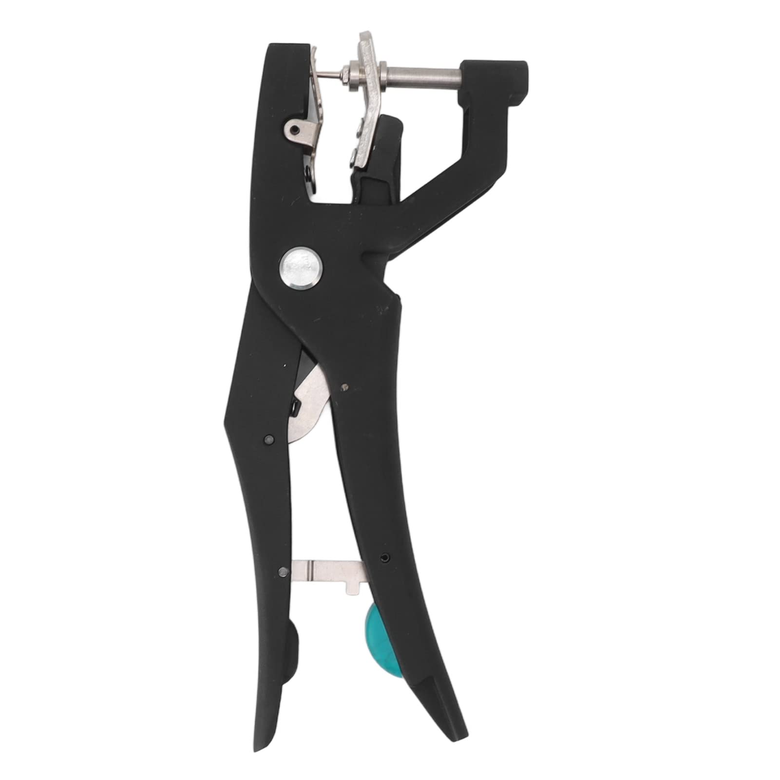 Hydraulische Ohrmarkenzange, Automatischer Rückprall, Legierter Stahl und Kunststoff, Spart Zeit und Mühe. Ohrmarkenstanzer mit Komfortablem Griff für den Bauernhof