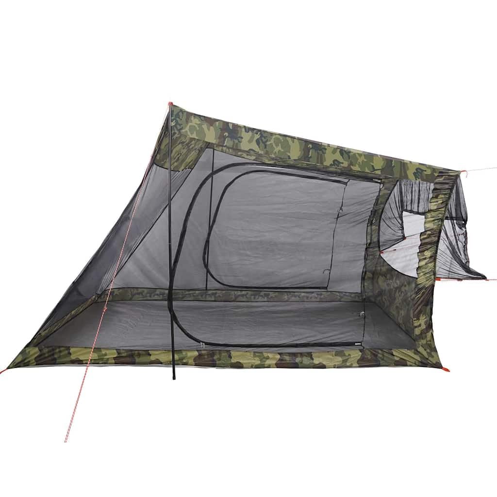 Tienda de Campaña para Coche, Material Poliéster 185T con Revestimiento PU, Impermeable y Resistente al Viento, Tienda Techo Coche, Tienda Campaña Montaje Rapido, Color Camuflaje, 356x206x205 cm