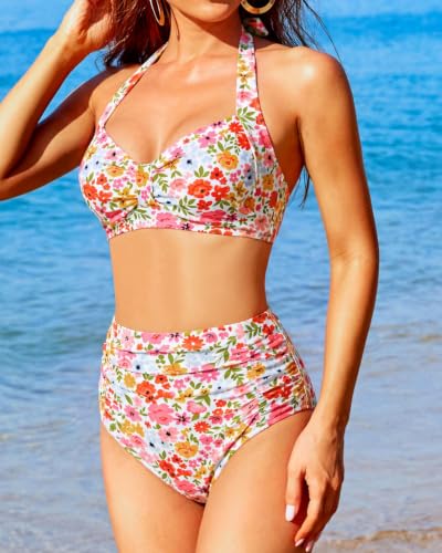 Image of Holipick Women's High Waisted Bikini Set