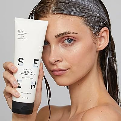 SEEN Shampoo & Deeper Conditioner, Fragrance Free -Non-Comedogenic & Hair Shampoo & Conditioner- Safe for Sensitive, Eczema Prone Skin