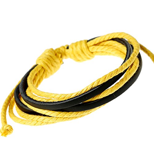 Bracelet en cuir haut de gamme tressé main au design vintage intemporel
