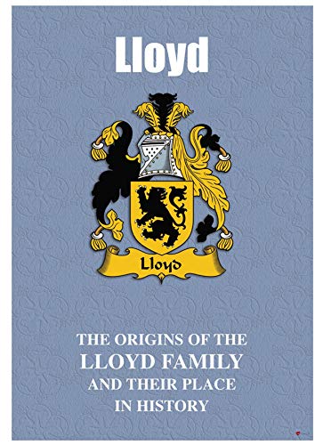 I LUV LTD Lloyd Anglais Nom de Famille Livret D'histoire avec de Brefs Faits Historiques