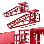 Arebos XXL Car Ramp | Lifting Platform | Car Ramp | 257 mm drive-up width | Drive-up ramp | Lifting Platform | Height Adjustable 2 T | (Set of 2)