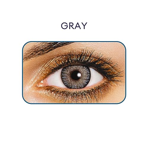 Image of FreshLook One‑Day | Daily Colored Contact Lenses | Radiant, Bold & beautiful eyes | Pure Gray, Power (-01.50)| Pack of 10 | From Alcon
