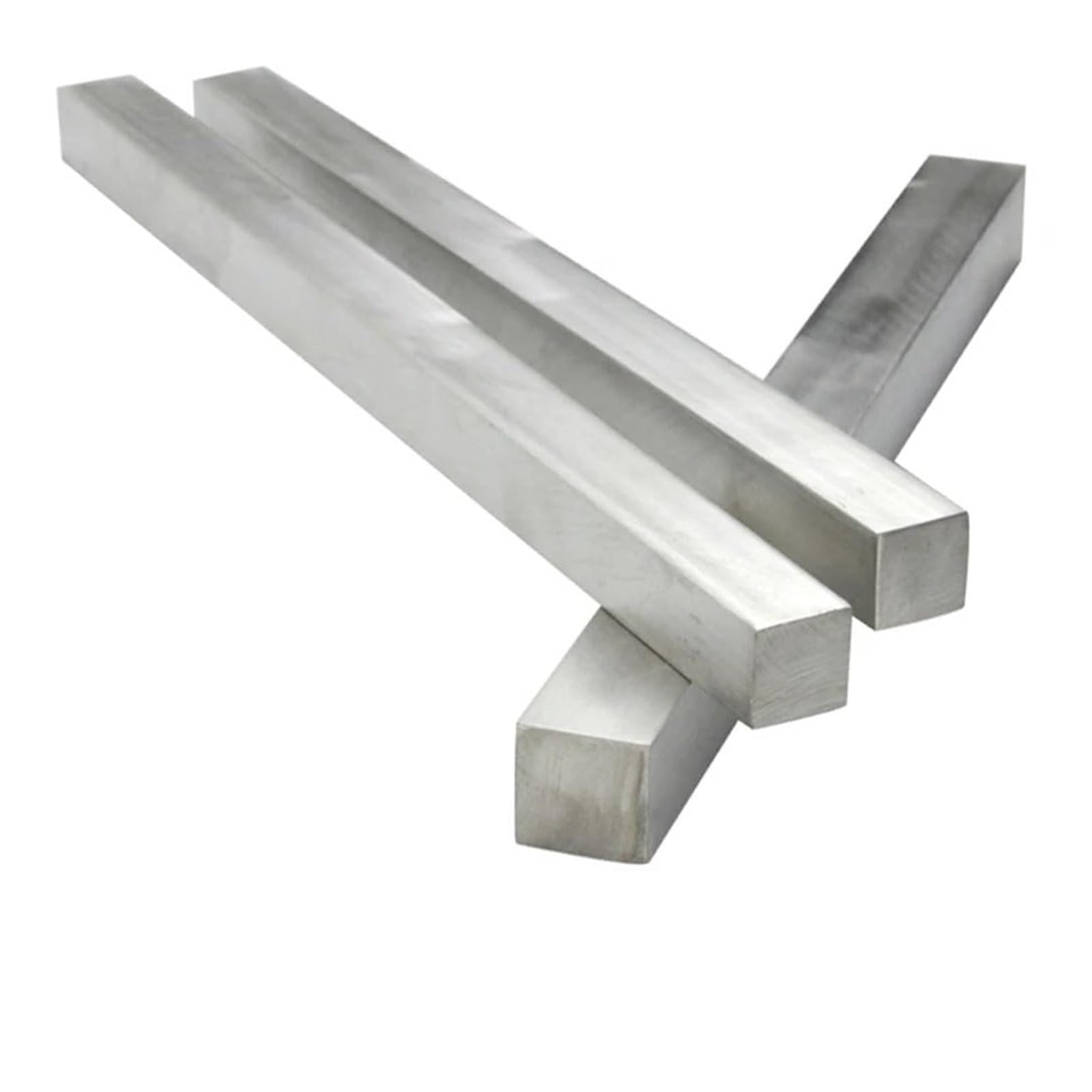 Barra quadrata in acciaio inossidabile 304 da 5 mm, 6 mm, 8 mm, 10 mm, 12 mm, 16 mm -60 mm, lunghezza 200 mm, albero lineare in acciaio, 1 pz.(14x14mm)