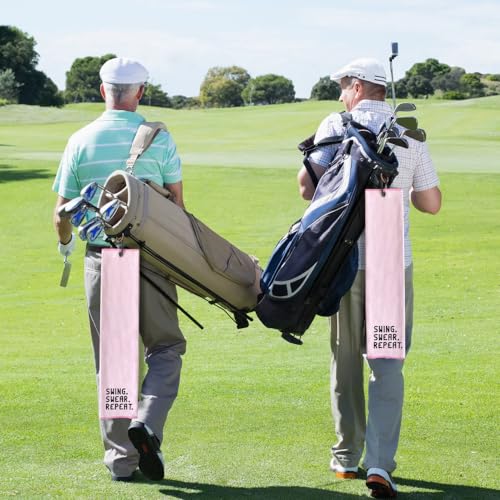Pink Swing Swear Repeat Towel