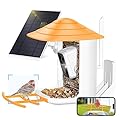 FOVAL Bird Feeder with Camera, Smart Feeder Camera with AI Identify Bird Species, Auto Capture Videos & AI Motion Detection, 5W Solar Panel, Ideal Gift for Present