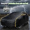 Funda para auto con protección contra granizo, ajuste personalizado para Chevrolet Chevy Corsa, 5 capas gruesas, manta anti granizo, exterior impermeable para todo clima, protección contra lluvia, nieve, viento, polvo y sol RB301 8