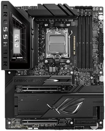 ASUS ROG Crosshair X870E Dark Hero AM5 ATX Motherboard, DDR5, DIMM Fit, WiFi 7, 10Gb & 5Gb LAN, PCIe 5.0, 5X M.2, 2X USB4, AIO Q-Connector — view 10