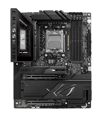 ROG Crosshair X870E Dark Hero ATX Scheda Madre, 20+2+2 Power Stage, Slot DDR5, PCIe 5.0, Cinque slot M.2, dissipatore di calore 3D VC M.2, USB4, AI Cache Boost, PCIe Slot Q-Release, AIO - Scheda madre - Immagine 10