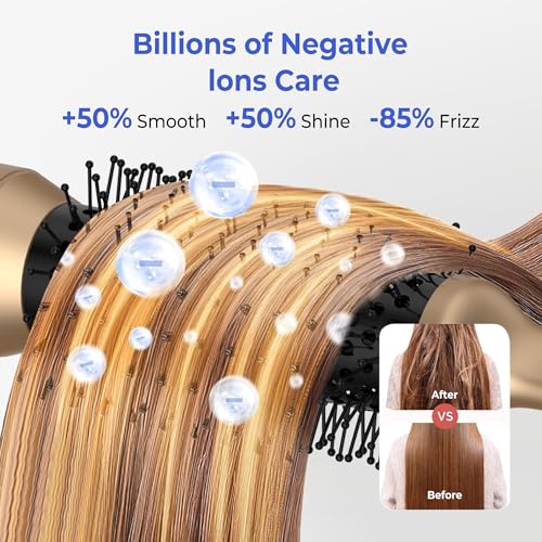 Styler 5 in 1 Hairstyler Pro, Hair Styler Set, Multi Air Magic Styler with Auto-Wrap, 1000w Ionic Blow Dryer Brush, All in One Styling Tool for Quick Drying, Voluming and Curling, Salon at Home - Image 3