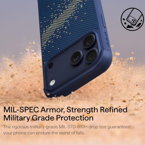 Image of pitaka for iPhone 17 Pro Case, Military-Grade Aramid, Milky Way Galaxy