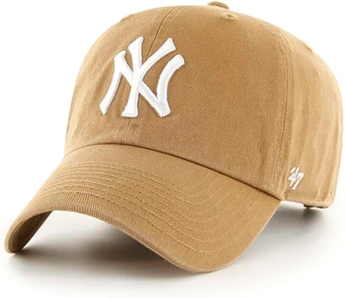 47 MLB Perfect Game Primary Logo Clean Up Adjustable Hat Cap, Adult One Size