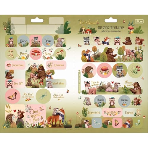 Tilibra - Adesivo Decorado Duplo G Loveland