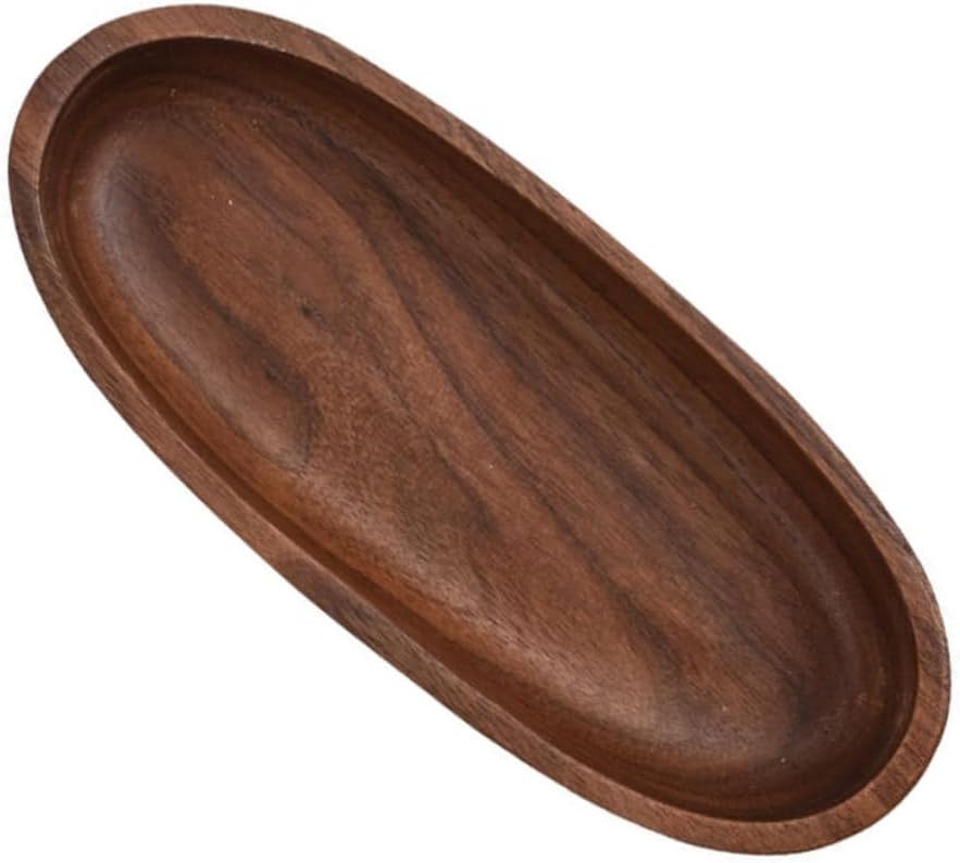 VOSAREA 2 Pcs Boat Shaped Wooden Pallet Fruit Decor Dried