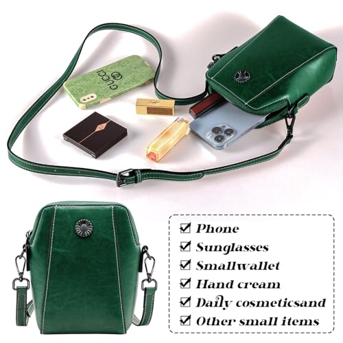 Designer Small Leather Crossbody Purse, Soft Shoulder Handbag for Women & Gift3