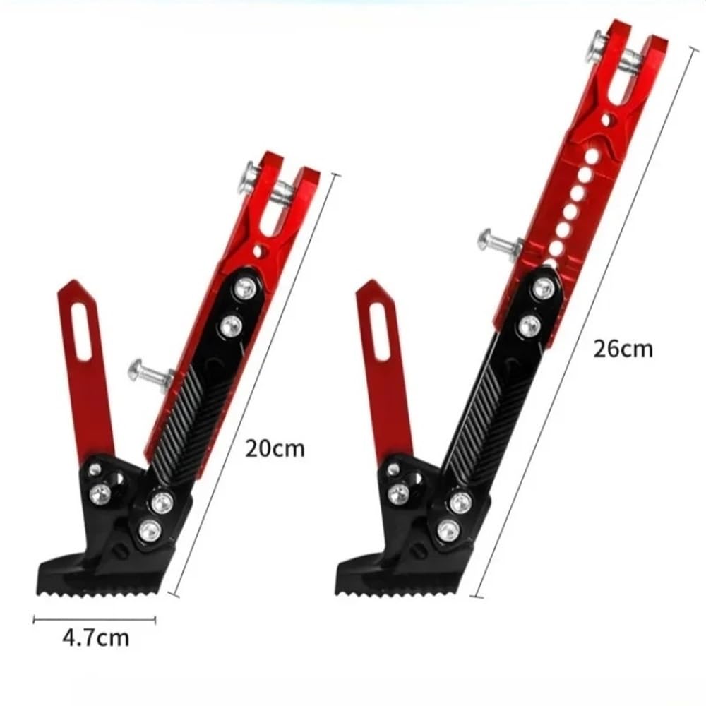 Béquille latérale Béquille Latérale Réglable M10*1,25 Pour Moto, Scooter, Vélo Et Trottinette Électrique - Accessoires De Modification