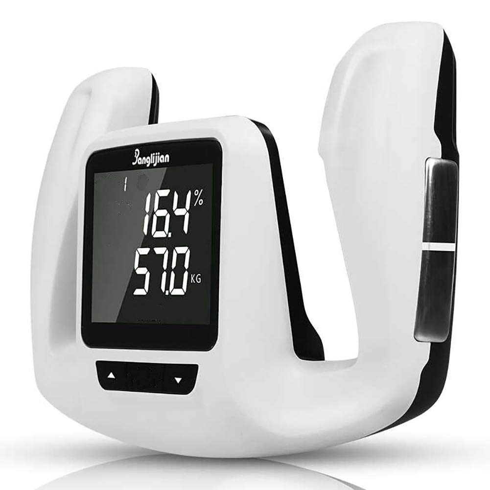 ZUZU Body Fat Body Fat Caliper Electronic Handheld Body Fat Measurement Device Measuring Tool Index BMI Health Monitor