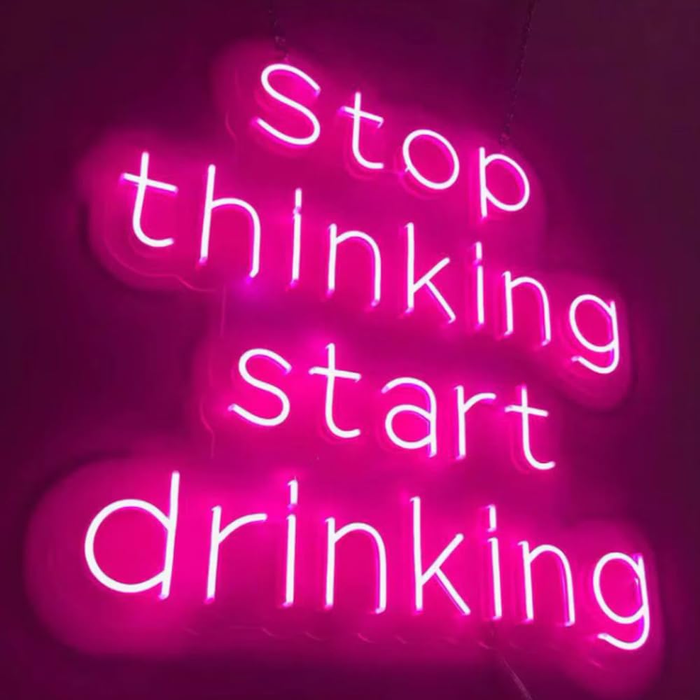 LED Sign Bar Neon Signs Drinks Led Lights Tiki Bar Wall Decorative Night Lamps Party Decoration Light USB Brightness Adjustable