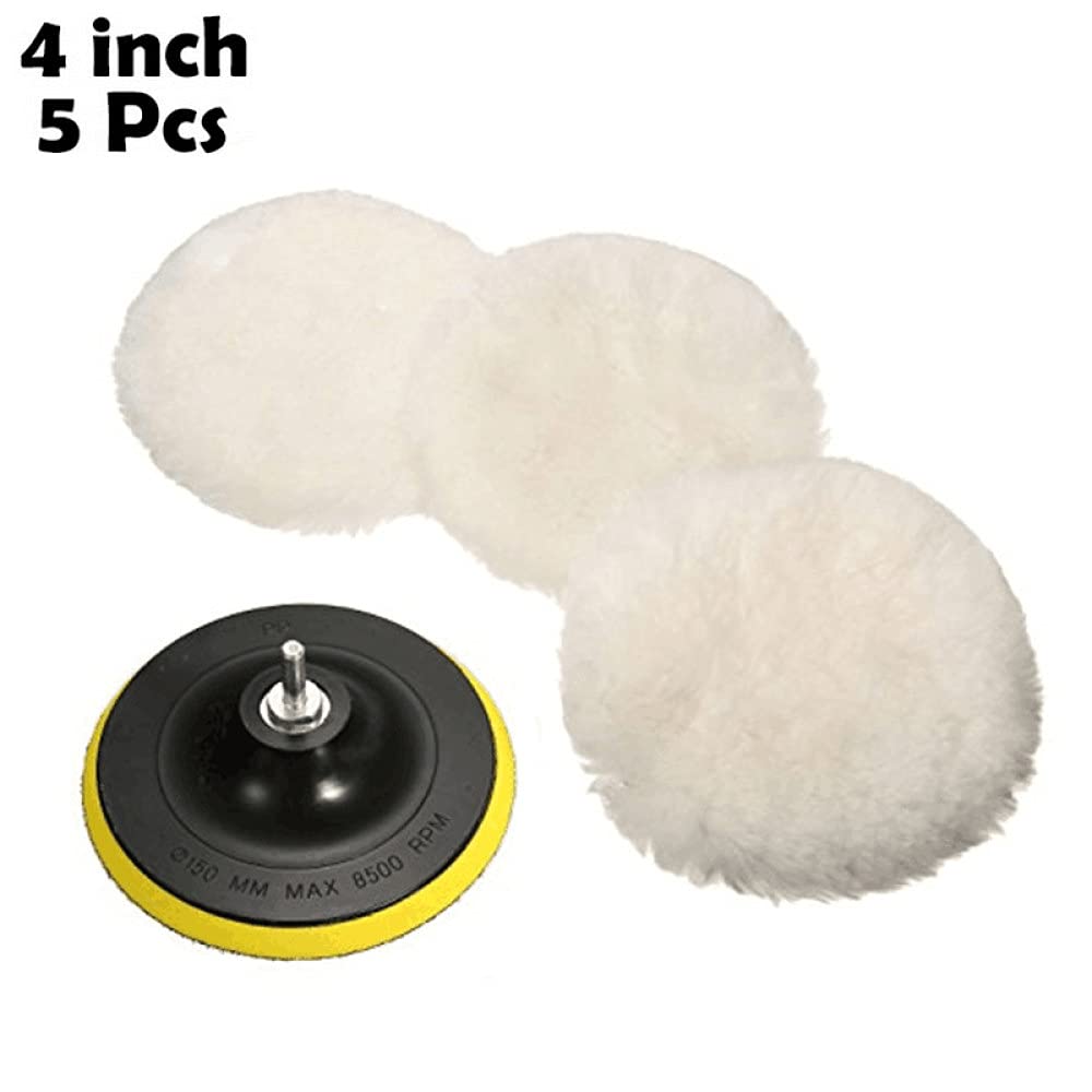 5 sztuk samochodów pad do polerowania 3/4 cala tarcza polerska gąbka samochodowa tarcze polerskie zestaw do polerowania samochodu Adapter do wiertarki car detailing, b