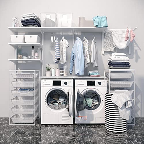 Image of KoolMore 24 inch Electric Ventless Heat Pump Dryer, 4.4 Cu. Ft., For Small Home or Apartment, Stackable Unit, Wrinkle Prevention with Sensor Dry Technology, 16 Drying Cycles [White] [240V] (FLD-5CWHP)