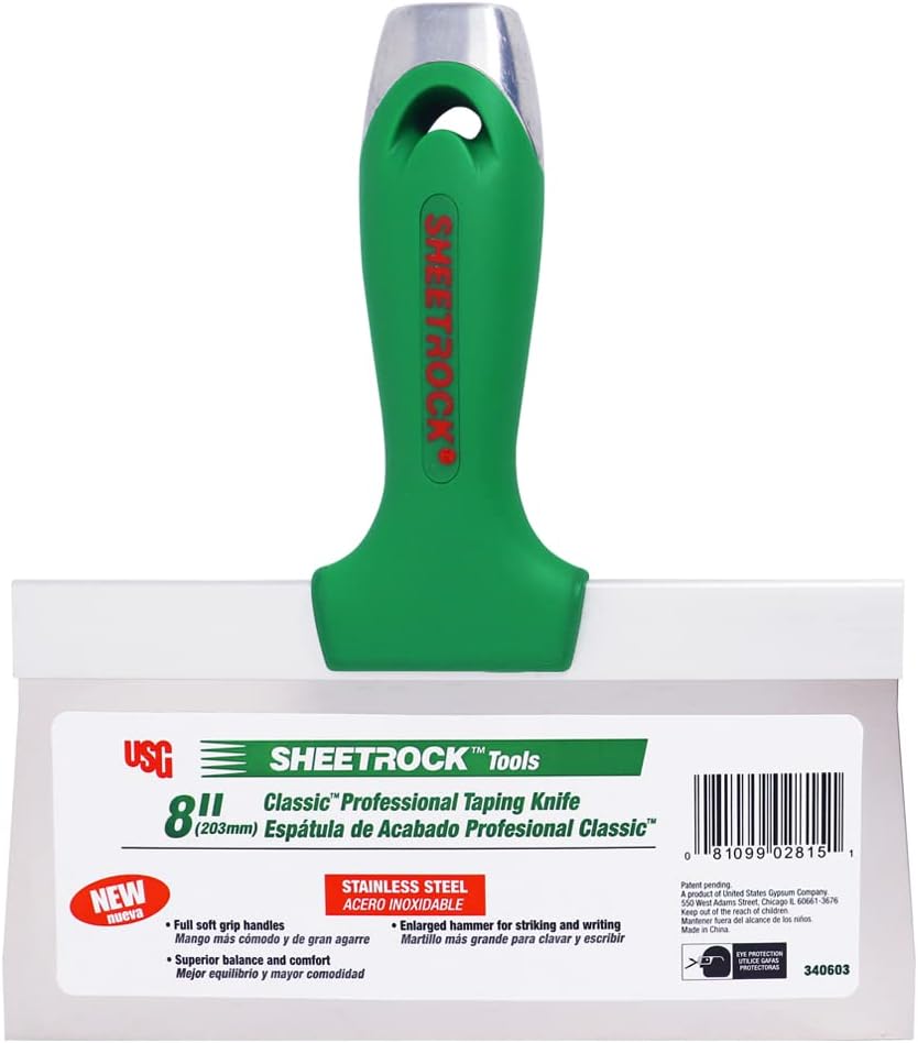 USG Classic 8" Stainless Steel Taping Knife