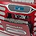 Studebaker Retro Edge Big Sound Bluetooth Boombox with CD/Cassette Player-Recorder/AM-FM Stereo Radio (Red/SB2150R)