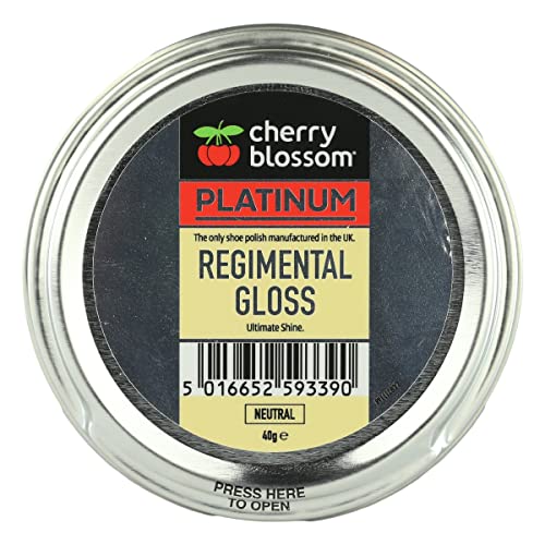 Cherry Blossom Footwear Regimental Gloss Shoe Polish, Neutral, 40G UK