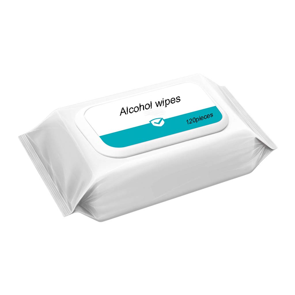 BAOYUAN Disinfectant Wipes, Large Wet Wipe, 75% Alcohol Cleaning Wet Wipes for Home Offices Outdoor Car (2 Packs, 240 Wipes)
