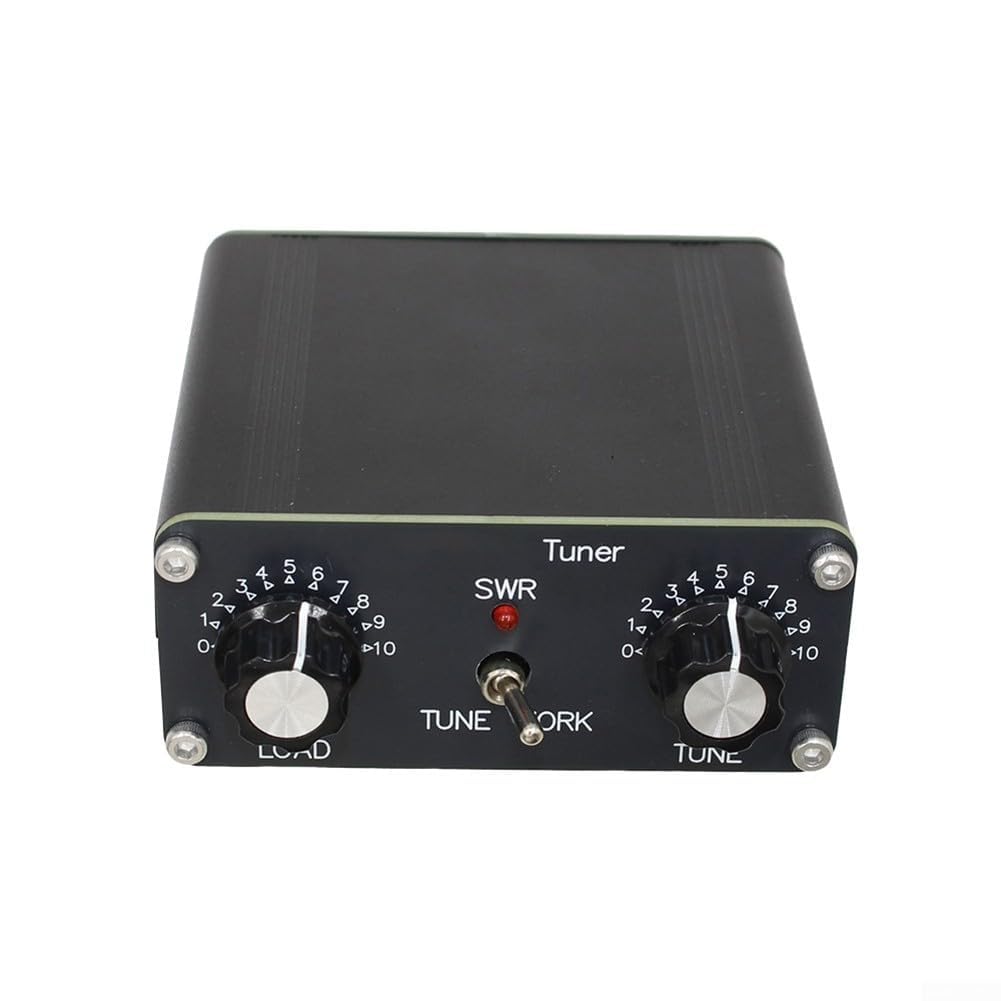 QRP - Sintonizzatore per antenna manuale da 328 MHz con potenza nominale di 5 W, compatibile con vari alimentatori coassiali per radio HAM