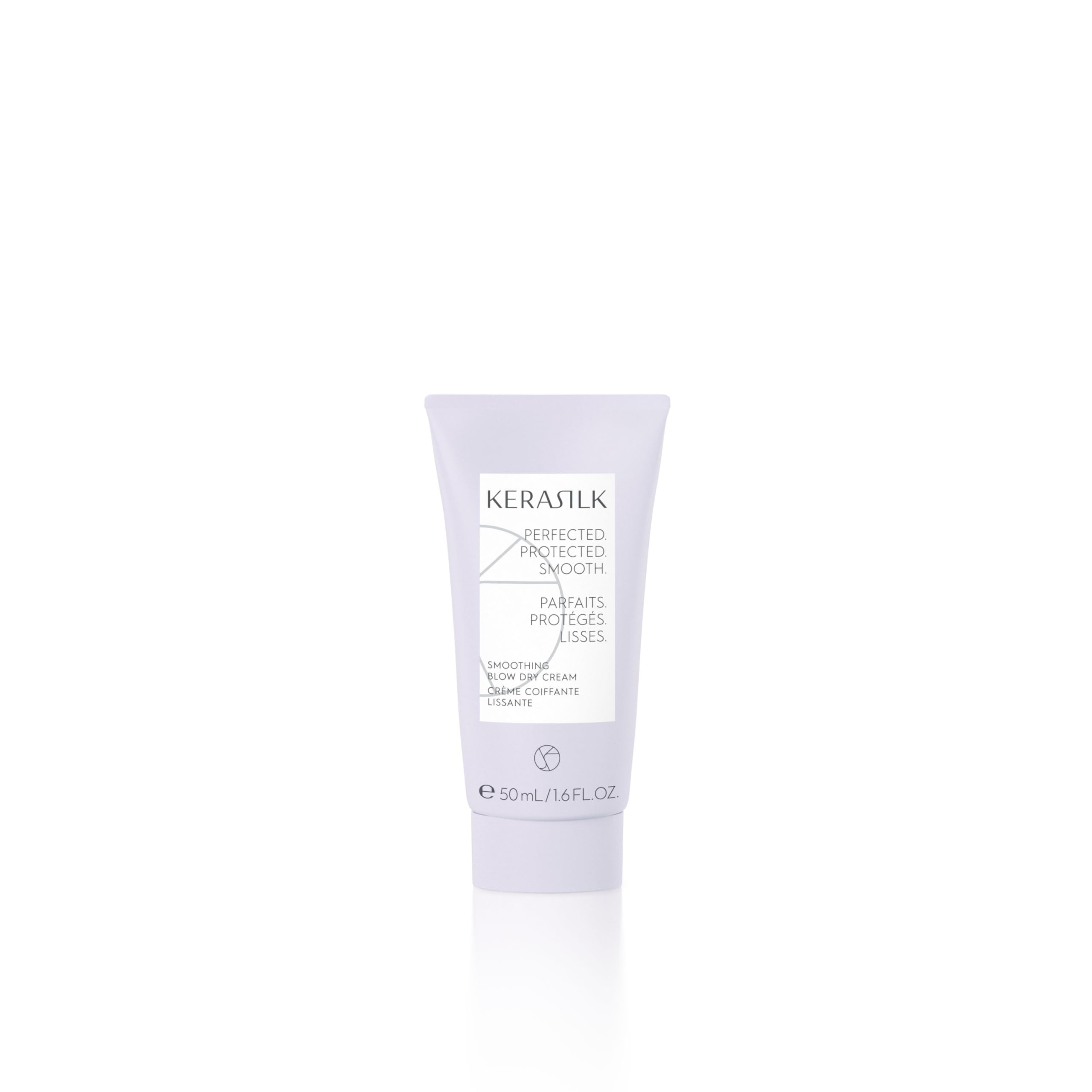 Kerasilk Smoothing Blow Dry Cream for Frizz Control & Heat Protection, Vegan & Sulfate Free, 50ml
