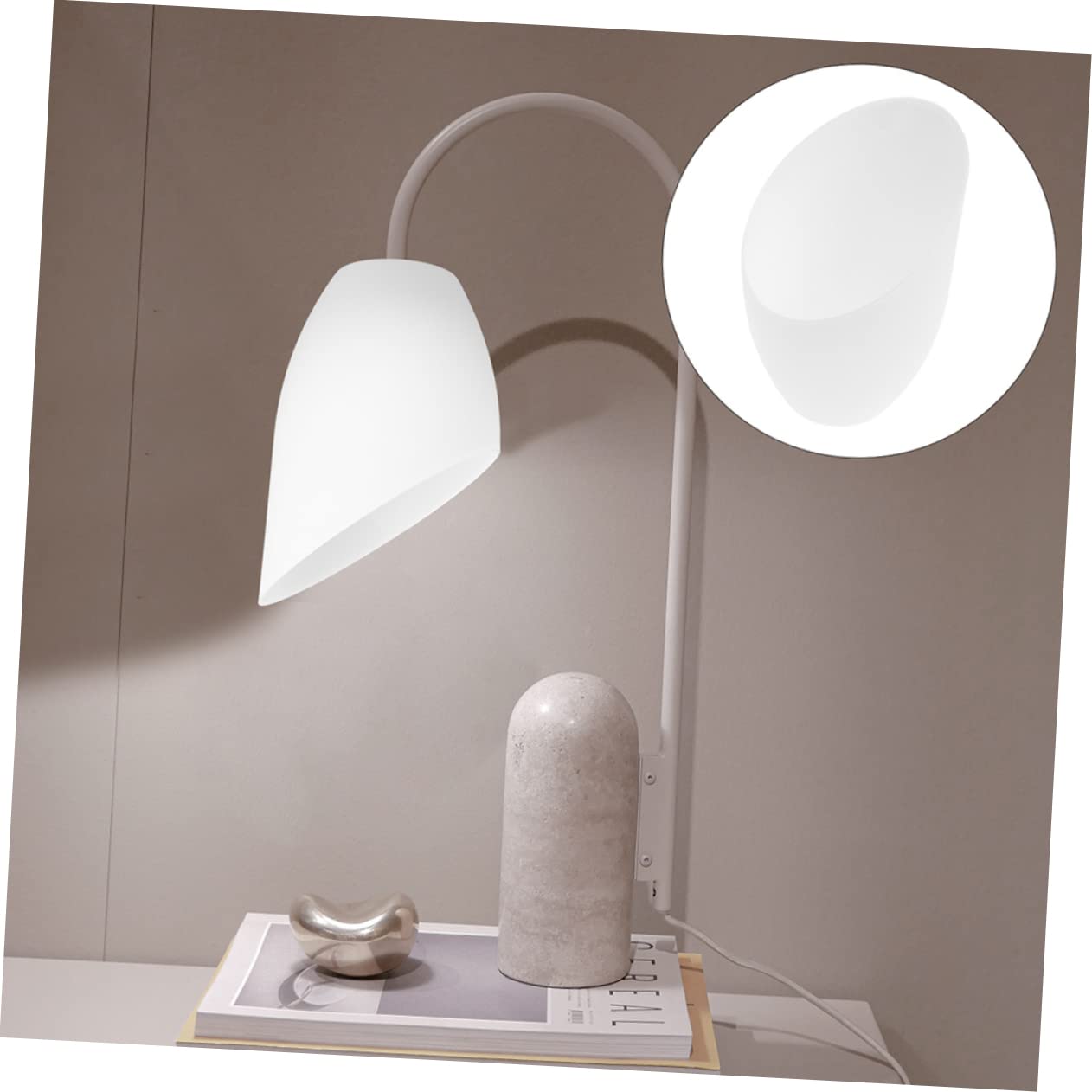 Orange Kunststoff Lampenschirm Schräg - Ersatz Für Stehlampen & Deckenleuchten