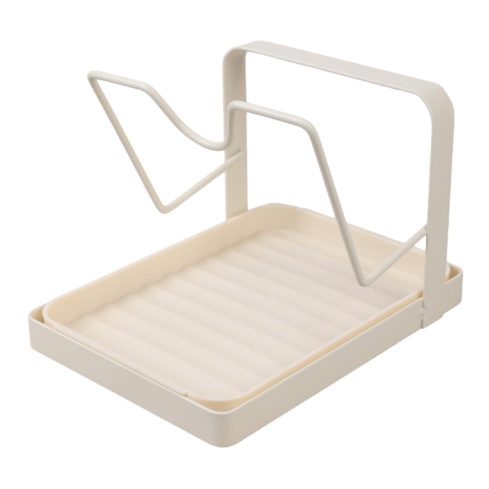 HDOYTXXM Sturdy Lid Stand with Suction Base for Enhanced Stability and Space Saving Design Pots Lid Holder