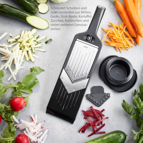 Foto von GEFU 50441 V-Hobel Julienne VIOLI 2.0 - für perfekte Obst- & Gemüsescheiben sowie Juliennestreifen